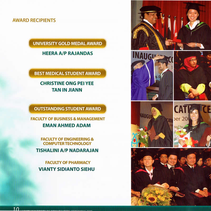 AIMST University 2nd Convocation Ceremony 2009